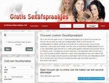 Tablet Screenshot of gratissexafspraakjes.net